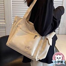 大學生上課包帆布托特包女2023新款大容量通勤單肩手提14寸電腦包_佳美優品 歷史價格詳細信息