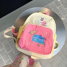 小清新拼色書包女夏初中生大容量雙肩包2021新款高中學生校園背包 歷史價格詳細信息