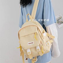 新款潮森系小清新高顏值雙肩包女中小學生書包男帥氣百搭休閒背包 歷史價格詳細信息