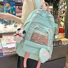 小清新少女書包女初中生大容量高中雙肩包小學生高顏值輕便背包 歷史價格詳細信息