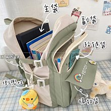 小清新大容量雙肩包ins不撞款女生中學生小書包兒童小背包溜娃包 歷史價格詳細信息