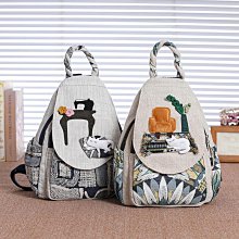 日系布藝雙面水果手提包 簡約小清新棉麻口袋手提袋 正反兩用環保時尚購物袋 帆布學生單肩包 側背包 歷史價格詳細信息