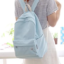NR小清新休閑雙肩包女2023新款時尚書包女生大學生高中背包女雙肩 歷史價格詳細信息