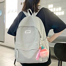 夏天小背包女小清新休閑百搭繡線菱格雙肩包女學生小書包 歷史價格詳細信息