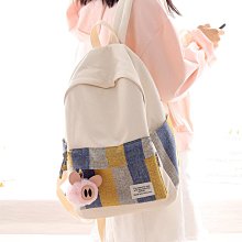 NR小清新休閑雙肩包女2023新款時尚書包女生大學生高中背包女雙肩 歷史價格詳細信息