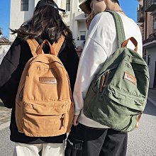 書包女韓版大容量水洗帆布雙肩包復古森系ins休閒高中大學生背包 歷史價格詳細信息