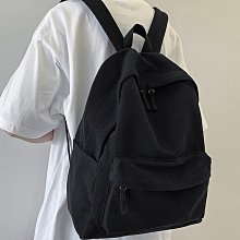 韓版簡約百搭帆布雙肩包女2024新款原宿風大容量休閒背包學生書包 歷史價格詳細信息