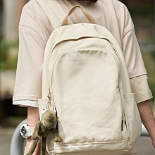 書包女大學生日系極簡風純色簡約百搭ins高中學生雙肩包小眾配色 歷史價格詳細信息