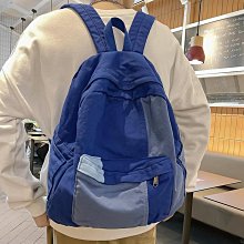 日系水洗帆布雙肩包簡約百搭大學生書包女慵懶風初高中垂感背包女 歷史價格詳細信息