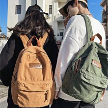 復古帆布雙肩包大容量大學生書包男短途工具旅行15.6寸電腦揹包 歷史價格詳細信息