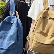 復古帆布雙肩包大容量大學生書包男短途工具旅行15.6寸電腦揹包 歷史價格詳細信息