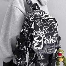 雙肩包休閑潮酷多用學生潮流時尚單肩大學生斜挎包新款多功能背包 歷史價格詳細信息