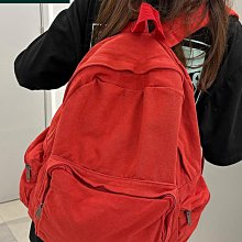 慵懶風書包女大學生初中生日系簡約帆布雙肩包學院風輕便旅行背包 歷史價格詳細信息