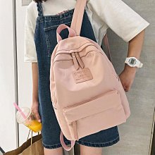 純色帆布書包女百搭秋季新款大容量雙肩包男高中生韓版背包原宿風 歷史價格詳細信息