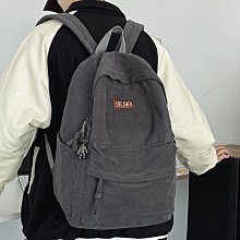 純色簡約雙肩包男女韓版中學生書包大容量旅行背包學院風電腦包休閒包 歷史價格詳細信息