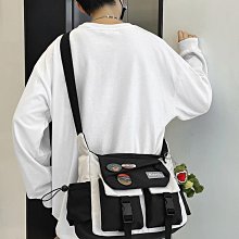 書包男女大學生初高中大容量補習背包白色水洗墜感帆布原宿雙肩包 歷史價格詳細信息