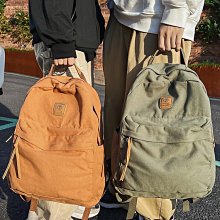 原創帆布雙肩包女大學生書包簡約原宿高中生男旅行大容量復古揹包 歷史價格詳細信息