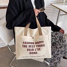 帆布包女大容量包包 新款潮字母手提袋單肩包笑臉托特包旅行包ˇ好好精品 歷史價格詳細信息