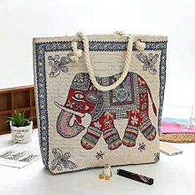 大容量民族風帆布包包女2023時尚單肩托特包女ins大學生上課包女天秤百貨 歷史價格詳細信息