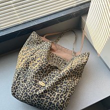 女士帆布包豹紋大容量托特包女新款復古百搭單肩購物袋女士斜挎包 歷史價格詳細信息