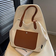 高級感帆布包包女大容量2024秋冬新款日系學生上課上班通勤單肩包 歷史價格詳細信息