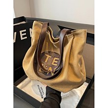 秋冬大容量帆布包女休閒單肩包日系布袋手提袋學生上課通勤託特包 歷史價格詳細信息