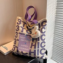 夏天時尚帆布包包女2023新款高級感單肩包今年流行的大容量手拎包 歷史價格詳細信息