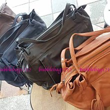 韓國深咖啡色/粉橘色水洗拼接羊皮有型款側背包/斜背包～特價1200 歷史價格詳細信息