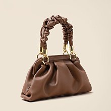 法式雲朵包今年流行包包女2023新款休閒軟牛皮真皮百搭單肩斜挎包 歷史價格詳細信息