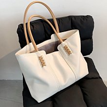 高級感簡約通勤包包女夏2022新款時尚小眾托特包百搭大容量單肩包-爆款 歷史價格詳細信息