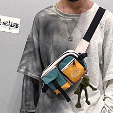 ins日系原宿暗黑風機能工裝帆布包女韓國百搭素色學生單肩斜背包-李李 韓國女裝 歷史價格詳細信息