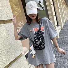 胸包女韓版百搭迷你小包日系女學生單肩包斜跨二次元動漫同款背包多口袋斜背包-促銷 歷史價格詳細信息