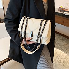 菱格腋下鍊條包 時尚百搭簡約休閒質感 肩背包 側背包 斜背包 氣質高級感-陽光優選 歷史價格詳細信息