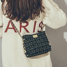 韓版簡約網紅鏈條包包 新款潮學生百搭斜背包側背包 女生秋冬ins單肩斜挎大容量水桶包 流行 精品 歷史價格詳細信息