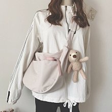 大容量書包女大學生斜挎帆布包高顏值挎包日系學生初中生斜挎包男 歷史價格詳細信息