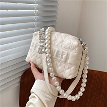 菱格繡線小眾設計包包2023新款女包百搭鏈條斜挎包時尚超火圓筒包 歷史價格詳細信息