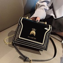 漆皮小方包女新款潮定型時尚盒子包夏天單肩少女斜挎包鏈條包 歷史價格詳細信息