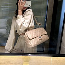 下殺-上新手提菱格鏈條包包女單肩斜挎包大容量2JD020新款網紅時尚托特包 歷史價格詳細信息