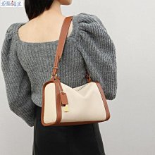 【熱賣精選】Viney真皮包包女斜挎包2022新款爆款單肩包水桶包撞色小眾手提包 歷史價格詳細信息