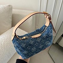 休閑牛仔布包包女2024新款手拎包上課通勤單肩托特包大容量斜挎包-心願便利店 歷史價格詳細信息