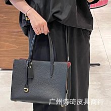 COACH 經典老花拼色麂皮翻蓋手提/斜背兩用包(卡其橘) 歷史價格詳細信息