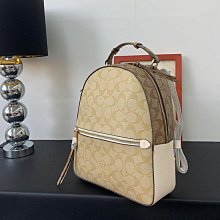 COACH 女款 雙C緹花LOGO釦頭牛皮窄版皮帶-米白 歷史價格詳細信息