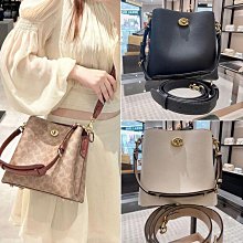 新款包包女Willow水桶包經典老花單肩斜挎包手提流浪包腋下包 coach包大牌同款妖精 歷史價格詳細信息