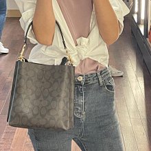 新款女包Mollie 25購物袋拉鏈夾層手提托特包通勤單肩斜挎包 coach包大牌同款妖精 歷史價格詳細信息