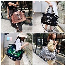 預購款~旅行包女大容量行李袋果凍透明單肩斜挎手提旅遊包運動游泳健身包--7色 歷史價格詳細信息