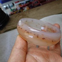 《藍晶寶石玉石特賣→〈手鐲系列〉→天然清透紅虎皮牛奶玉髓超厚寬版手鐲→W782 歷史價格詳細信息