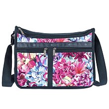 LeSportsac美國紐約品牌動物叢林圖騰多隔層肩背手提兩用梯形包/水餃包 尼龍 降落傘布 二手 專櫃 正品 輕量 限定 動物森林系設計款 實用 直購 現貨 歷史價格詳細信息