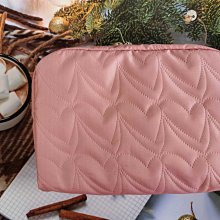 Lesportsac 粉色花朵圖案手提/側肩尼龍包,底寬度:33*14cm,高度:27cm,使用痕跡如圖,降價大出清 歷史價格詳細信息