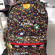 LeSportsac樂播詩雙肩背 後背 力士保降落傘防水 輕便旅遊學生書  7812中號 歷史價格詳細信息