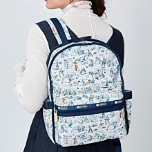 LeSportsac樂播詩雙肩背 後背 力士保降落傘防水 輕便旅遊學生書  7812中號 歷史價格詳細信息